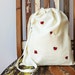 Ladybug. Lingerie bag. Laundry bag. Travel lingerie bag. Hands embroidery