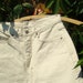 Vtg 1980's classic High Waisted White Jeans/denim pants