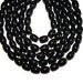 Black Obsidian - Barrel - 46 Beads - Full Strand