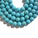 Blue Magnesite - 6 mm Rounds - 71 beads - Full Strand