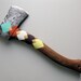 Multi-Color Diamond Painted Hatchet