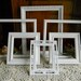 Collection Of Vintage Frames- Shabby Chic- Paris Apartment- Home Decor- Beach Cottage Collection..Treasury Item