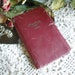1945 Vintage Leather Memo Book Indexed, Also Tiny Envolope And Registration Cards, Paper Ephemera Dated 1945 And 1949, Mostly Blank, Indexed
