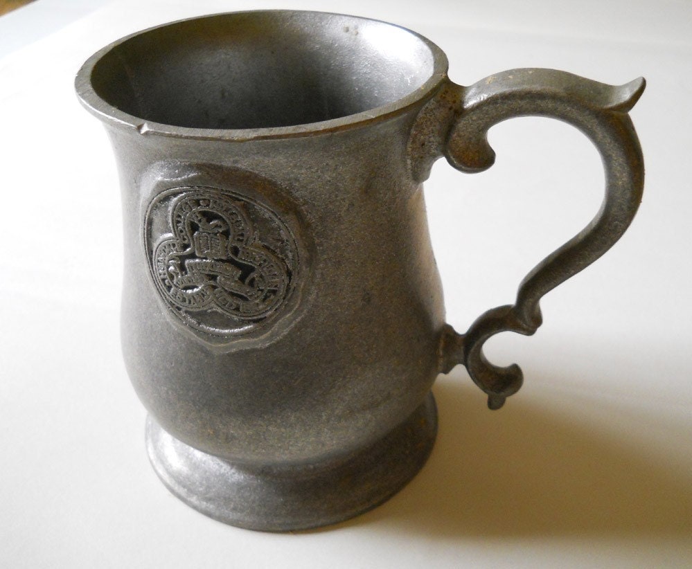 Vintage Pewter Cup 1960's 70's Pewter Stamp