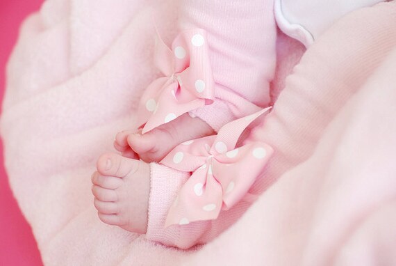 Pink Leg Warmers Solid Baby Pink Leg by DarlingLittleBowShop