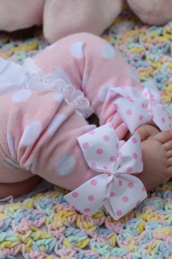 Baby Girl Leg Warmers Bow Leg Warmers Pink Leg Warmers