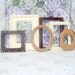 Picture Frames Shabby Chic Picture Frame Set Brown Neutral Gallery Wall Decor