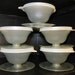 Vintage Tupperware Smokey Grey Dessert Cups With Lids