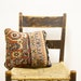 Circa 1890 Antique Persian Rug Pillow