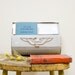 Industrial Hangable Silver Mailbox with Eagle