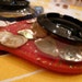 SEASHELLS from the SEASHORE-- Set of 2 1950s Matched Souvenir Ashtrays from Lovely California