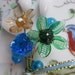Vintage Glass French Flower Bouquet