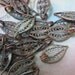 Shabby Chic Worn And Wonderful Leaves With Curly Hook