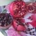Vintage Pomegranate Glass Connector