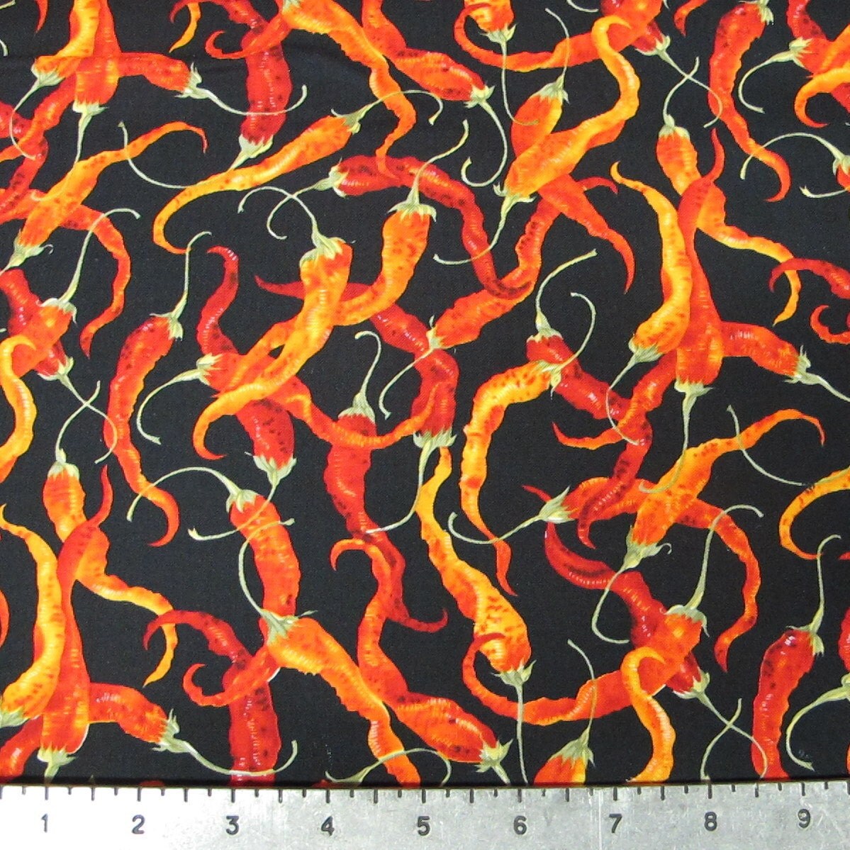 Chili Pepper cotton Fabric YARD