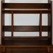 Mid Century Modern Small Wooden Walnut Book Case - Modern Storage Retro DVD / Record Shelf display cabinet