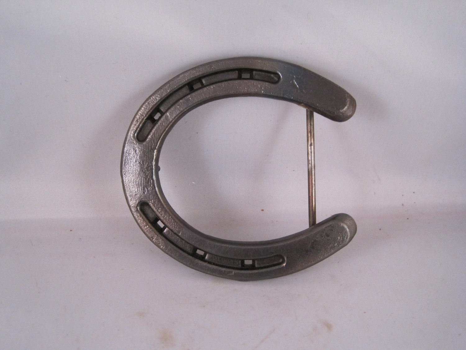 Horseshoe Belt Buckle by L3IronWood on Etsy