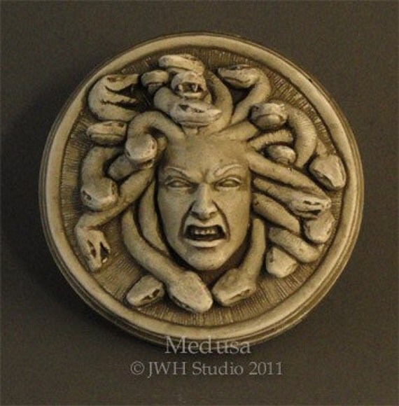 Medusa wall plaque by Jay Hungate copyright JWH Studio