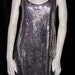 Vintage Betsey Johnson Silver Sequin Mini Dress - Retro Club Kid with Stars in Her Eyes