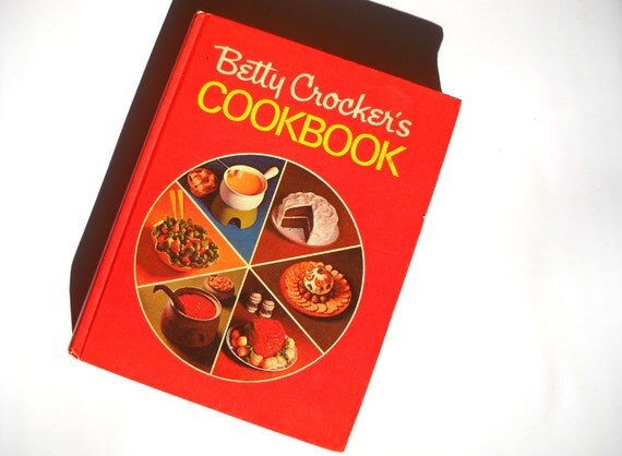Betty Crocker's Cookbook 1974 Red Pie Cover by ManateesToyBox