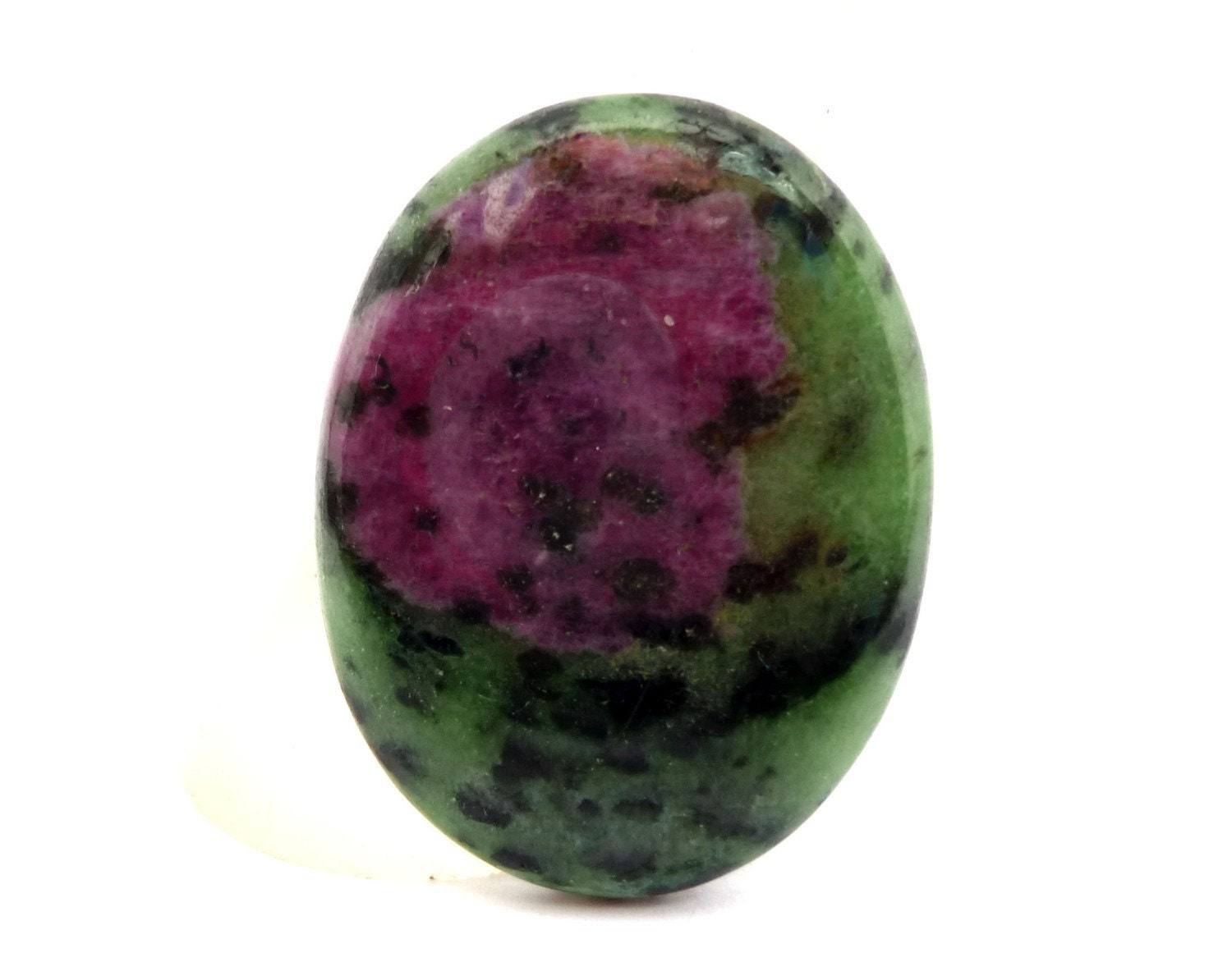 Ruby Zoisite Oval Cabochon Stone 35mm x 27mm x 5mm