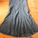 Warm flattering vintage midi skirt Jigsaw wool & silk tweed indigo with forest green uk 12