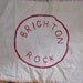 Crewel work embroidery sample Brighton Rock