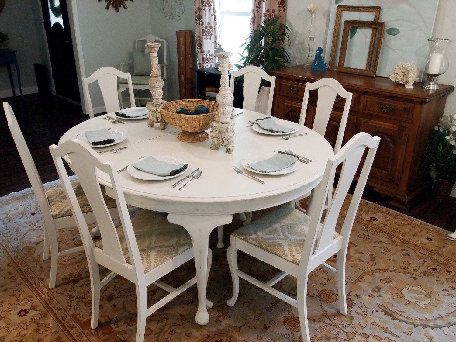 distress dining room table