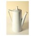 Mid Century Modern, Creamy White Tall Teapot Fine China Japan Moonglow Harmony House 3900 A vintage Lovely For Use or Display