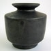 vintage LAMA oaxaca black pottery vase mexico