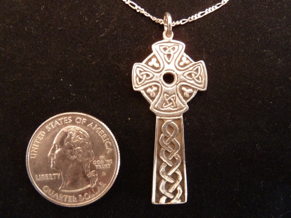 Welsh Cross Pendant by CelticVikingJewelry on Etsy