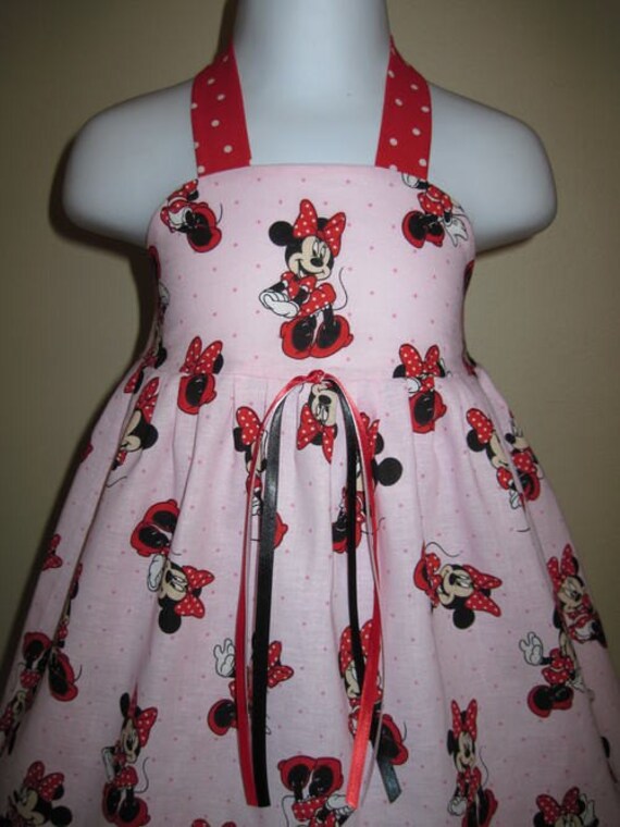 Boutique Disney MINNIE MOUSE Girls Dress 6m 9m 12m 18m 24m 2t