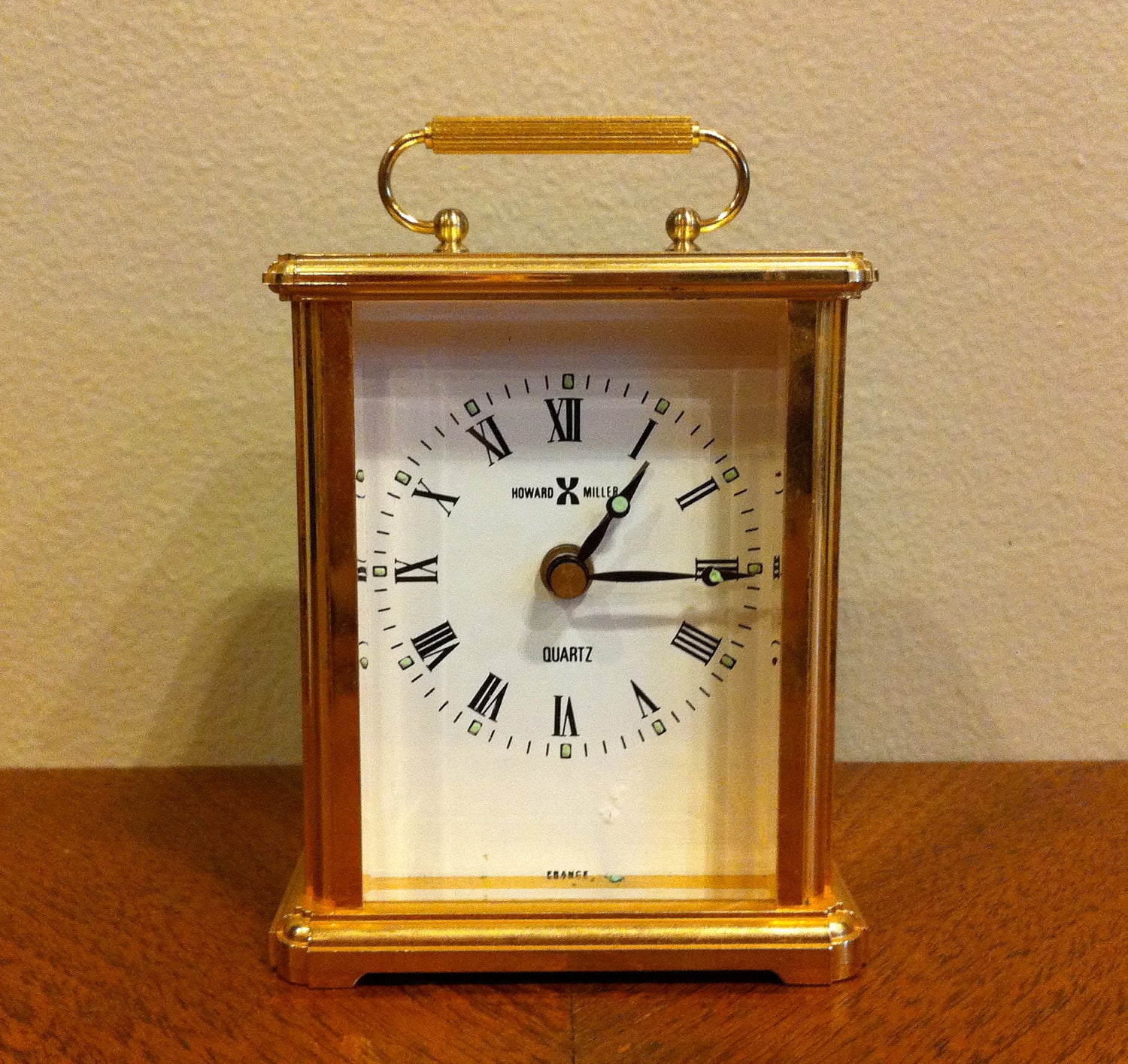 Howard Miller Small Brass Alarm Clock France