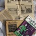 1930s Teacher Paper Ephemera Lot