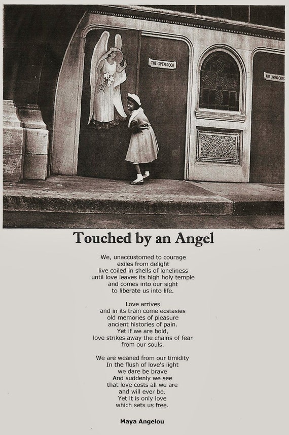 httpslisting88316155maya angelou touched by an angel vintage