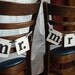 Mr and Mrs Wedding Chair Photo Props Customize in your wedding colors