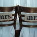 Rustic Mr and Mrs Wedding Reception Chair Signs/ Wedding Garland/ Photo Props /Reception Decorations
