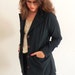 Vintage Dark Green Forest Boyfriend Blazer - SALE