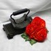 Hot Tamale Ribbon Flower Applique