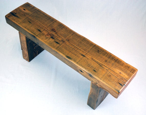 Reclaimed Fir Timber Frame Bench