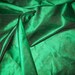 Half yard light Emerald Green dupioni poly silk