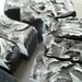 Handmade charcoal soap 2 bars Naked pure skin conditioning vegan friendly olive oil LAST PAIR