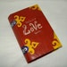 Wedding Engagement love ring box book of spells pagan wiccan hand painted OOAK