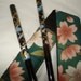 Japanese chopsticks case bento supplies utensils food on the go lunchbox eco green reusable cherry blossoms sakura