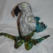 Octopus Parrot doll plus toy monster Frankenstein stitches altered creature ooak weird unique humor