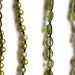 Pearl and Peridot Necklace, Candy Apple Green, Freshwater Baroque, Rustic Single Strand