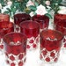 Vintage Kings Crown Thumbprint Water Glasses