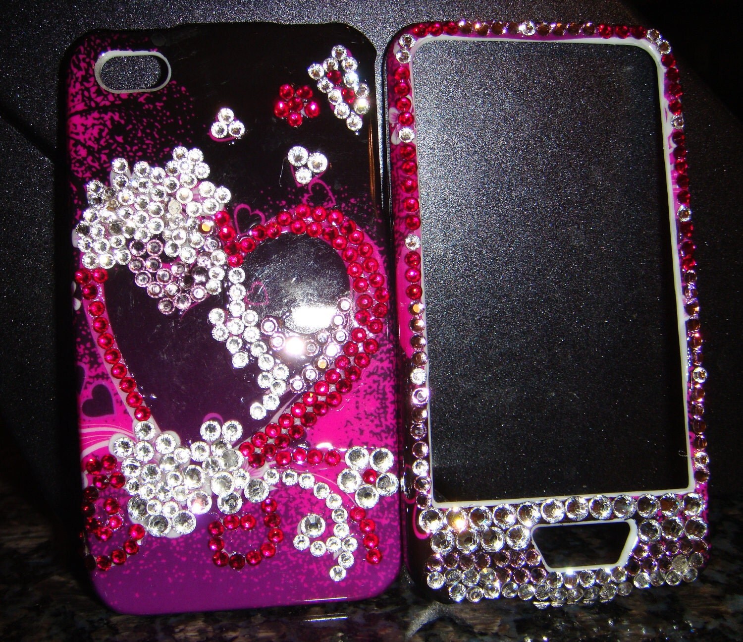 iPhone Swarovski Cell Phone Case for 4 or 4S Phones