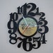vinyl record clock (artist is Bobby Bloom)
