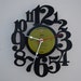 vinyl record clock (artist is America)